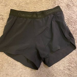 Black outdoor voices running shorts!!